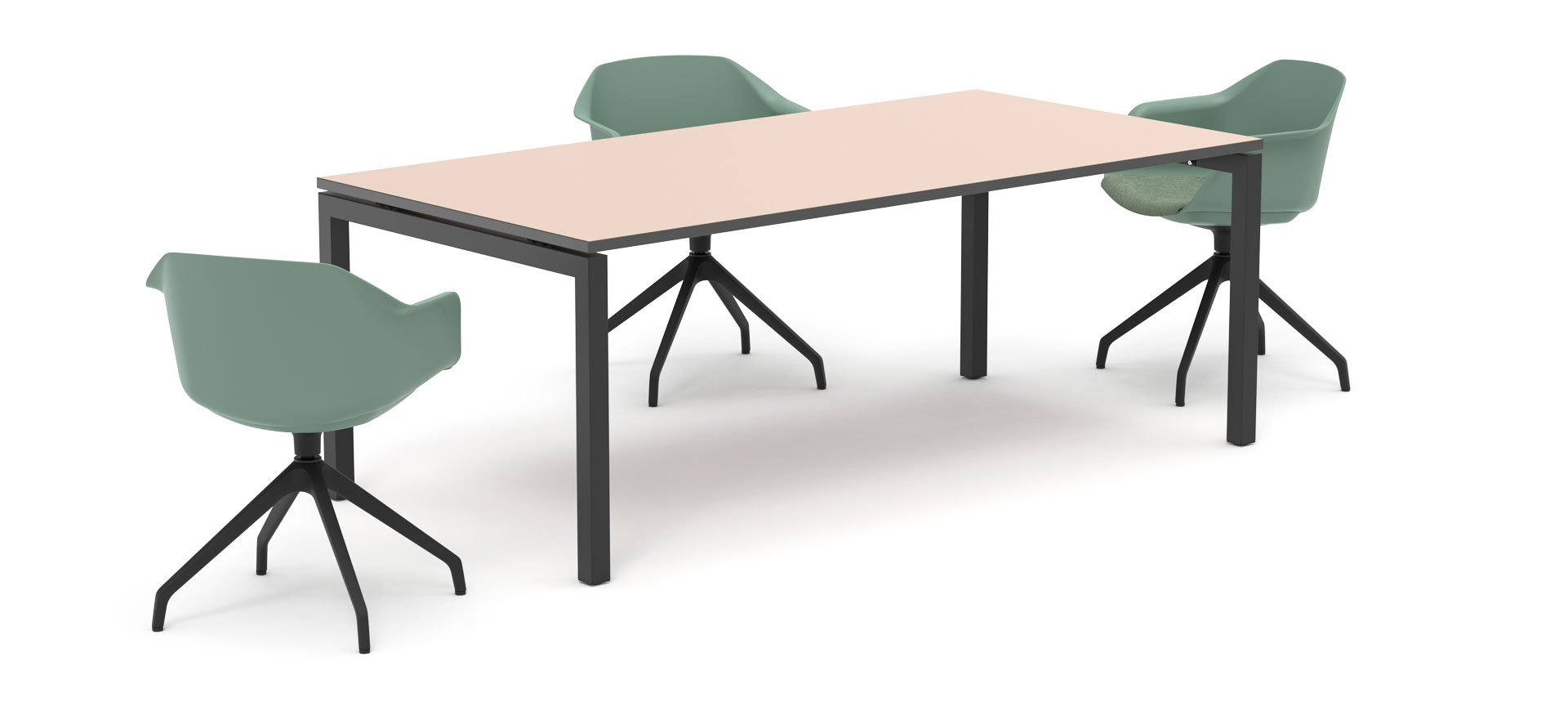 SYSTM modular meeting tables by Formetiq