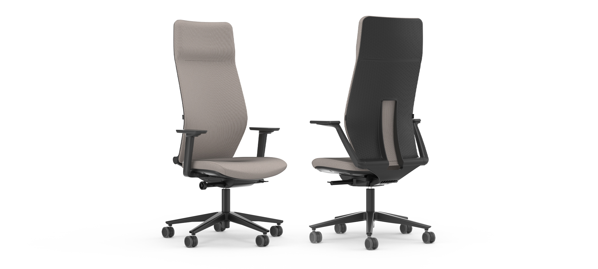 Monza executive high back office task chairs from Formetiq